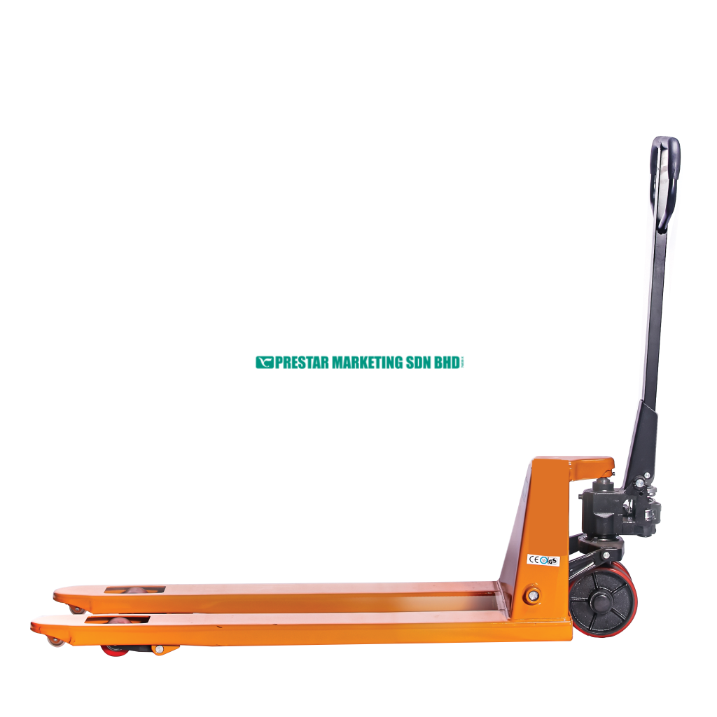 Orange Durable pallet jack Malaysia and hand pallet truck Malaysia for industrial use