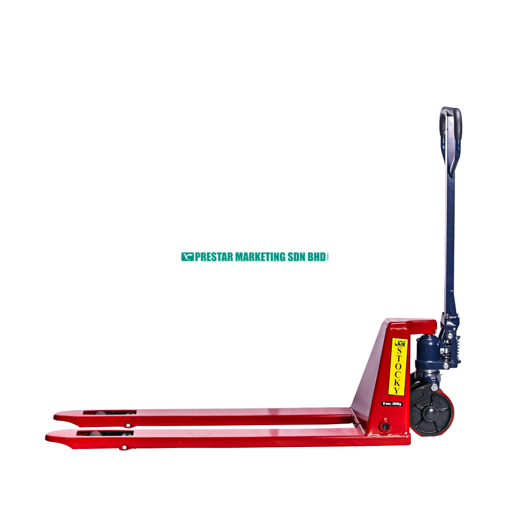 Red Durable hand pallet jack Malaysia and pallet jack Malaysia for smooth material transport