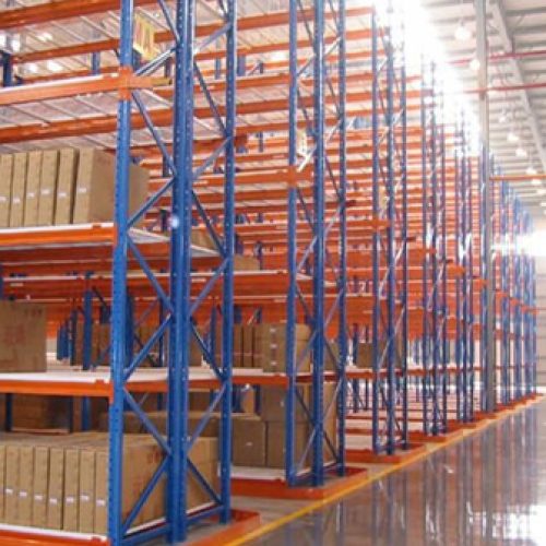 Very narrow aisle racking